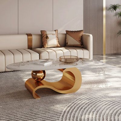 Luxury Pedestal Coffee Table