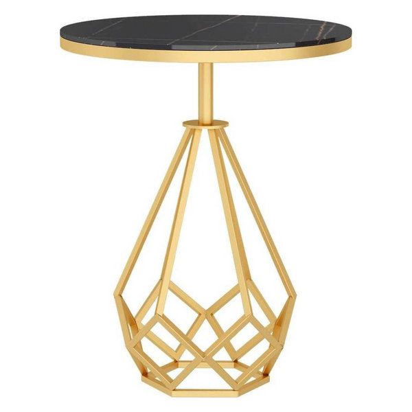 Black & Gold Coffee Table For Living Room & Office