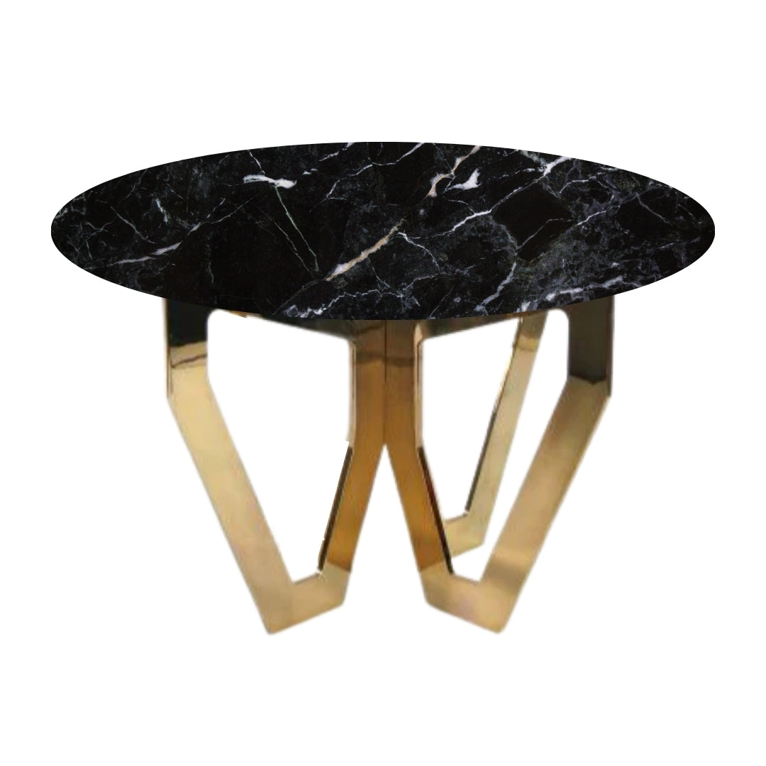 Modern Home Iron Pedestal End Table