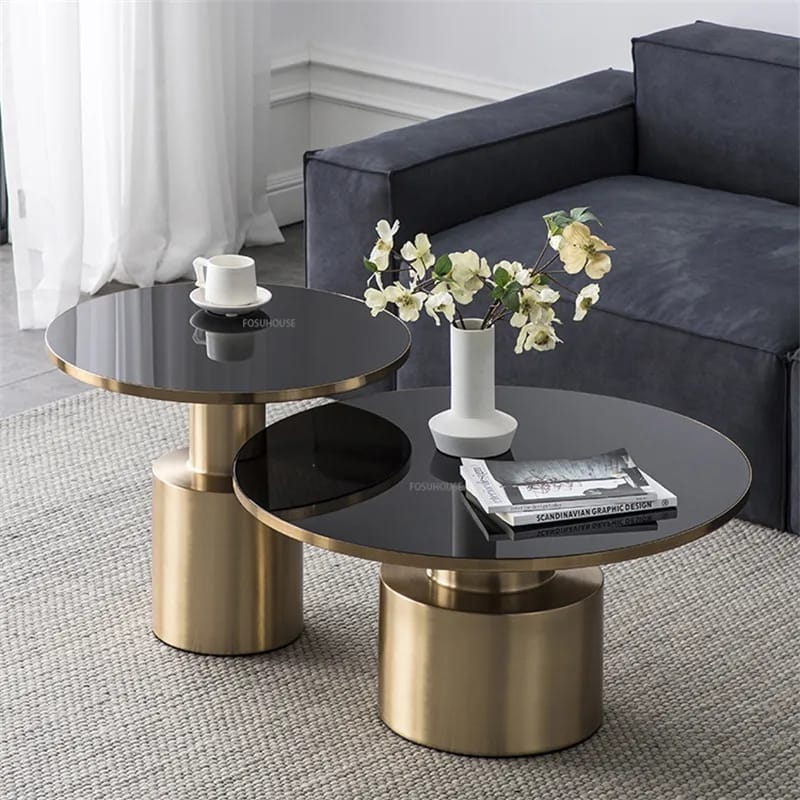 Stainless Steel With Chrome Finish Best Side Table Set for Your Home/Office/Hotel