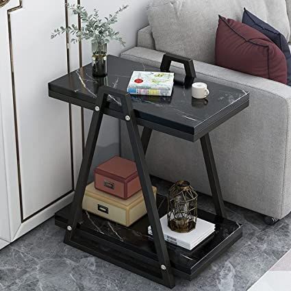 Double Side Coffee Table with Storage
